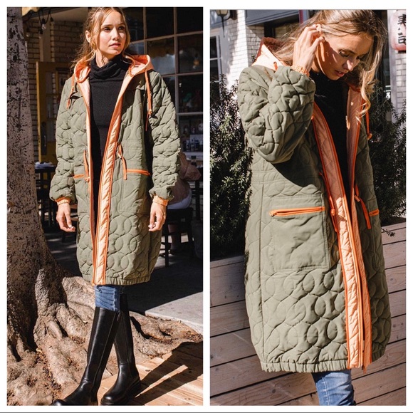 #08 Boho Fabulous Quilted Sewing Padding Coat - Picture 3 of 5